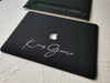 Personalized BLACK Macbook Hard Case