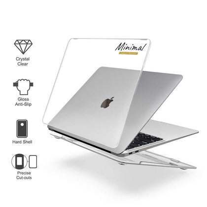 Personalized Clear Macbook Case Hard Cover, Bird - MinimalGadget