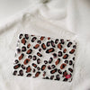 Personalized Clear Macbook Case Hard Cover, Leopard print Custom name