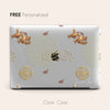 Personalized Dragon Macbook Clear Case, Traditional Chinese Style Painting