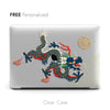 Personalized Dragon Macbook Clear Case, Traditional Chinese Style Painting