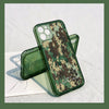 Personalized Emerald Camo Phone Clear Case, Modern Aesthetic