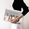 Personalized Lady boss illustration, Macbook Clear Case