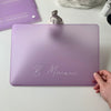 Personalized Macbook Matte Case Purple Hard Case
