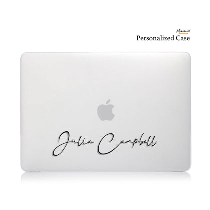 Personalized Macbook White Matte Case Hard Case, pink red Gray blue black - MinimalGadget