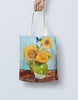 Personalized Name Van Gogh Canvas Tote Bag,  Almond Blossom