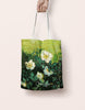 Personalized Name Van Gogh Canvas Tote Bag, Modern Shopping Bag
