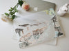 Personalized Oriental Ink Watercolor Landscape, Water Town Quiet Countryside, Macbook Matte CASE