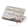Personalized Oriental Ink Watercolor Painting, Horse Forest Landscape, Macbook Matte Case