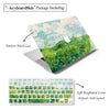 Personalized Van Gogh Macbook Case Hard Cover, Green Wheat Fields Painting