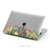 Personalized Watercolor Cactus, Custom Name Macbook Clear Hard Case