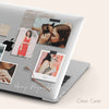 Personalized Your Photo Collage, Macbook Clear Case Memorial Gifts for couple baby pets