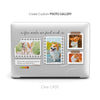 Personalized Your Photo Collage, Macbook Clear Case Memorial Gifts for couple baby pets