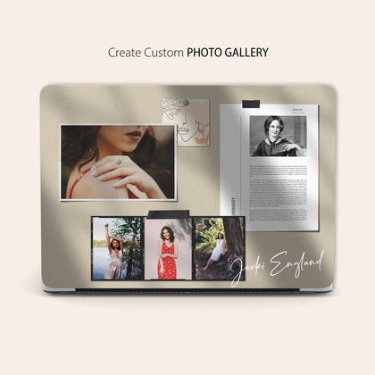 Personalized Your Photo Collage, Macbook Clear Case Memorial Gifts for couple baby pets - MinimalGadget