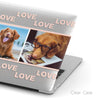 Personalized Your Photo Collage, Macbook Clear Case Memorial Gifts for couple baby pets