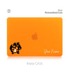 Pokemon Charmander, Orange Matte Macbook Hard Case, Custom name Anime