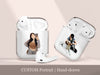 Portrait CUSTOM AirPods Clear Case, No-Facial Portrait Illustration Soft Case