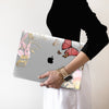 Retro Butterfly Flower Macbook Matte Clear Case