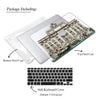 Roma Trevi Fountain Macbook Clear Case, Architecture Aesthetic