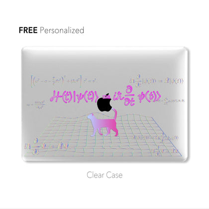 Schroedinger’s Cat Macbook Clear Case, Quantum Mechanic - MinimalGadget