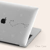 Scorpio Case, Aesthetic Zodiac Constellation Clear Hard Case