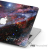 Starry Space Macbook Hard Cover, Personalized Galaxy Art case