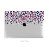 Stars of America, Personalized Clear Macbook Case, Custom name Hard Case