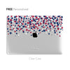 Stars of America, Personalized Clear Macbook Case, Custom name Hard Case