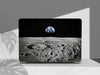 Step on Moon Macbook Hard Cover, Personalized Space Nature Art case