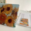 Sunflowers Van Gogh Painting, Macbook Case Hard Cover, Custom Name Case