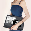 Surreal collage Macbook Black Clear Case, Vaporwave Sculpture