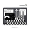 Surreal collage Macbook Black, Clear Case, Vaporwave user interface