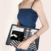 Surreal collage Macbook Black, Clear Case, Vaporwave user interface