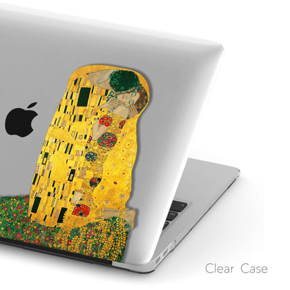 The Kiss, Clear Hard Case, Gustav Klimt, Personalized Name - MinimalGadget