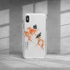 Traditional ink Painting, Personalized Clear Phone Case, Bamboo and birds