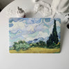 Van Gogh Painting Series, Wheatfield, Macbook Case Hard Cover