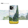 Van Gogh Painting Series, Wheatfield, Macbook Case Hard Cover