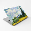 Van Gogh Painting Series, Wheatfield, Macbook Case Hard Cover
