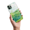 Van Gogh Phone Case, Green Wheat Fields, Personalized name SOFT Case