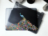 watercolor Peacock Macbook Clear Case, Matte Case