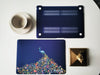 watercolor Peacock Macbook Clear Case, Matte Case