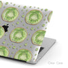 Watercolour Kiwi fruit, Clear Macbook Hard Case