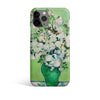White Roses, Van Gogh Painting Phone Case, Personalized name SOFT Case