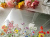 Wild Flowers Macbook Clear Case, Aesthetic Personalized Name