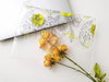 Yellow Flower line Art Macbook Case, Custom Name Aesthetic Case