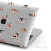 Yoga Girl, Clear Macbook Hard Case, Personalized Name